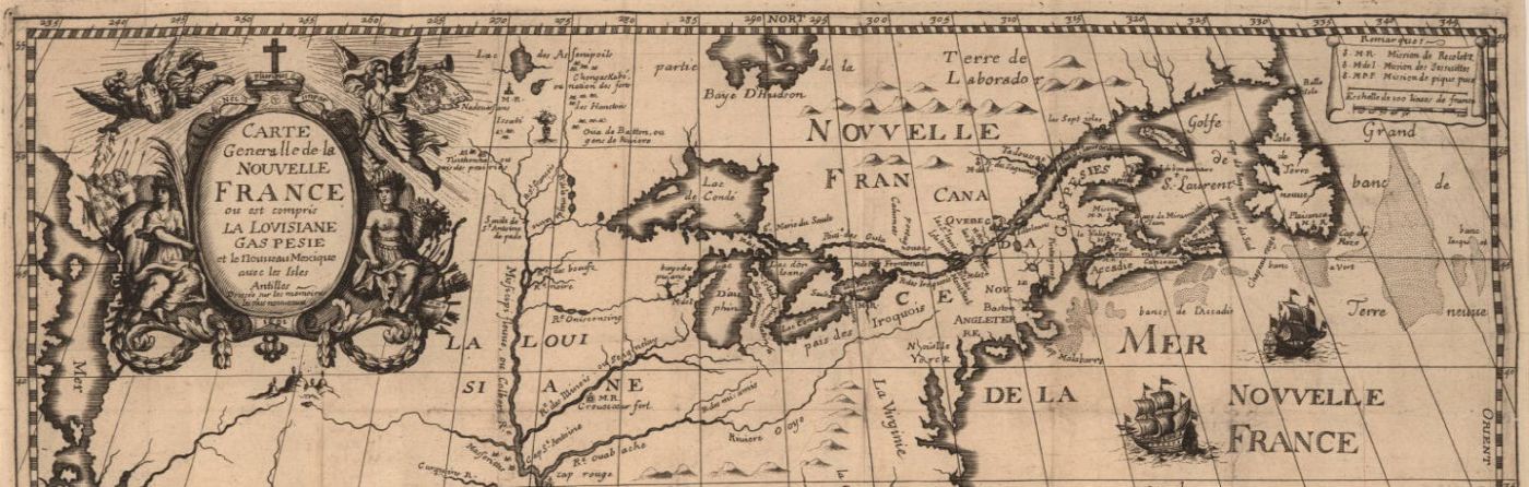 Carte de la Nouvelle France